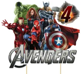 topper-ozdoba-dekoracja-na-tort-avengers-spider-man-ironman-hulk-4-urodziny