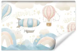 fototapeta-do-pokoju-dzieciecego-pastelowe-balony-tecze-gwiazdy-450x300