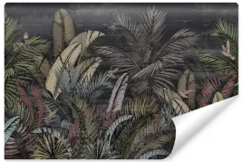 fototapeta-scienna-kolorowe-liscie-tropikalne-abstrakcja-rosliny-450x300