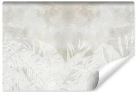fototapeta-do-sypialni-tropikalne-liscie-na-betonie-mur-abstrakcja-400x280