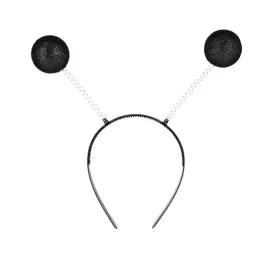 opaska-z-czulkami-pszczolka-biedronka-motyl-czarna