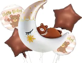 zestaw-balonow-ksiezyc-z-misiem-mis-brazowy-hello-baby-shower-gwiazdka-5szt