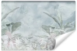 fototapeta-do-salonu-las-tropikalny-liscie-bananowe-natura-beton-450x300