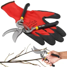 sekator-12-cm-nozyce-reczne-do-przycinania-galezi-krzewow-ogrodowe-rekawice