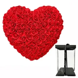 serce-z-roz-prezent-na-walentynki-czerwone-dzien-matki