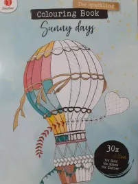 ekskluzywna-kolorowanka-antystresowa-polyskujaca-30-stron-sunny-days-blue
