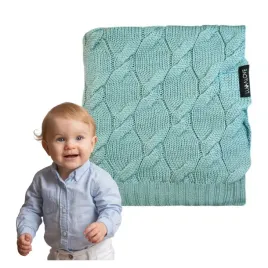 kocyk-dla-dzieci-koc-niemowlecy-cieply-welna-merino-szalwia-80x100