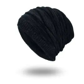 czapka-meska-zimowa-czarna-ocieplana-beanie-ciepla