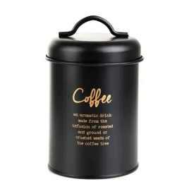 Zdjęcie produktu Pojemnik ESCILLE na kawę czarny 14x10 cm HOMLA