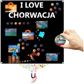 tablica-metalowa-kwadratowa-na-magnesy-turystyczne-napis-i-love-chorwacja