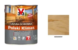lazura-v33-polski-klimat-7-lat-25-l-impregnujaca-bezbarwny-satyna