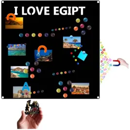 tablica-metalowa-kwadratowa-na-magnesy-turystyczne-napis-i-love-egipt-30cm