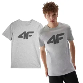 4f-t-shirt-meski-aw23ttshm0877-szara-rozmiar-l