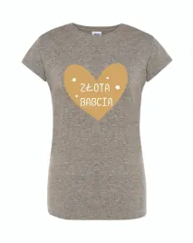 t-shirt-damski-szary-zlota-babcia-roz-xxl
