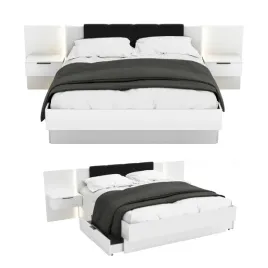 lozko-nowoczesne-z-szufladami-160x200-led-podwojne-biale