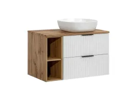 biala-szafka-wiszaca-z-umywalka-100-cm-regal-wotan-blat-ryflowane-fronty