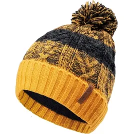 czapka-dziecieca-zimowa-lewis-tg-zolta-z-pomponem