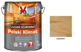 lazura-v33-polski-klimat-7-lat-5-l-impregnujaca-bezbarwny-satyna