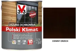 lazura-v33-polski-klimat-10-lat-25-l-odporny-ciemny-orzech-satyna