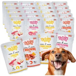 mokra-karma-dla-psa-bult-tuf-tuf-saszetka-mielonka-mieso-mix-smakow-20x100g