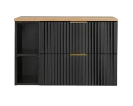 czarny-zestaw-pod-umywalke-100-cm-z-blatem-i-regalem-ryflowane-szuflady