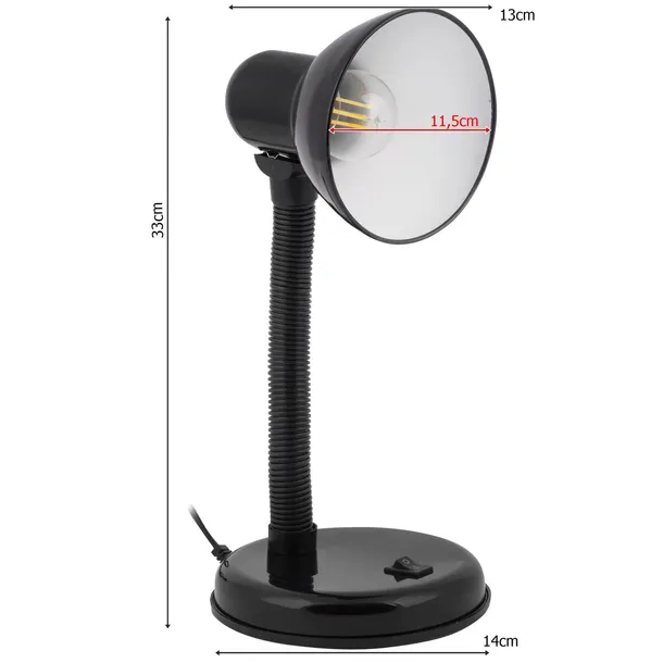 lampka-biurkowa-led-czarna-regulowana-szkolna-dziecieca-do-czytania-e27-rodzaj-gwintu-e27