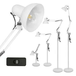 lampa-podlogowa-biala-led-e27-kreslarska-regulowana-do-czytania