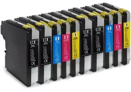 10x-tusze-do-brother-lc1100-lc980-dcp-145c-165c-195c-250c-375cw-385c-365cn