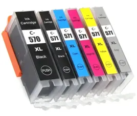 6x-nowe-tusze-do-drukarki-canon-pixma-mg-5750-xl-pgi570xl-cli571xl