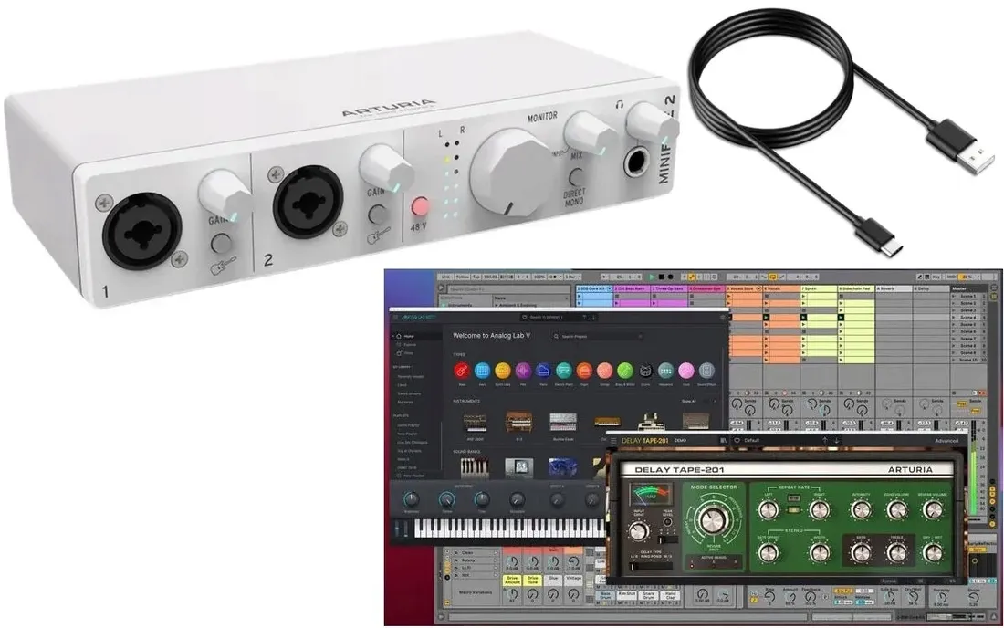 arturia-minifuse-2-white-interfejs-usb-mega-soft