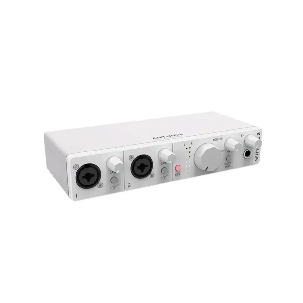 arturia-minifuse-2-white-interfejs-usb-mega-soft-stan-nowy