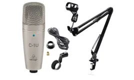 behringer-c1u-mikrofon-pojemnosciowy-usb-ramie