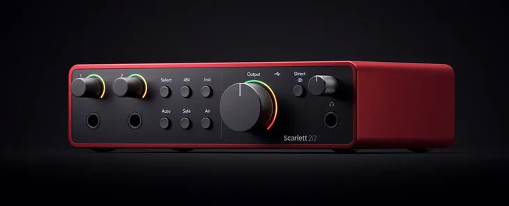 focusrite-scarlett-2i2-4th-gen-interfejs-audio-pakiet-oprogramowania-stan-nowy-stan-opakowania-oryginalne