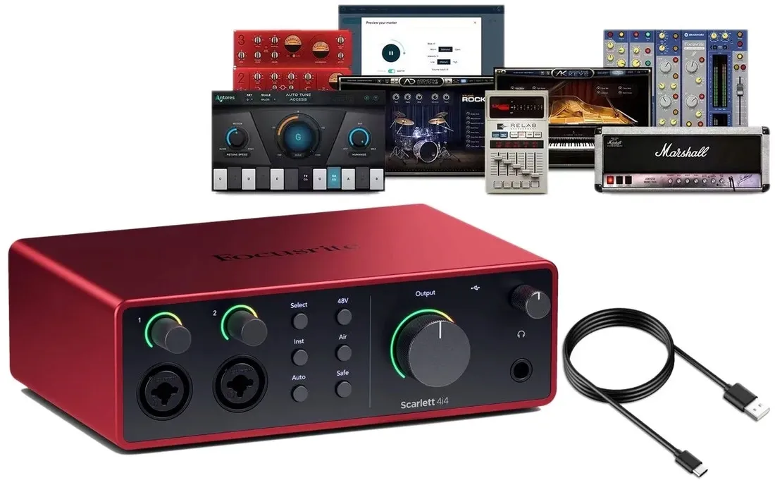 focusrite-scarlett-4i4-4th-gen-interfejs-audio-pakiet-oprogramowania