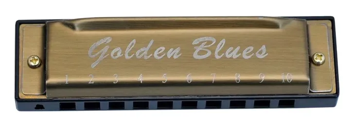 GOLDEN BLUES HARMONIJKA USTNA DIATONICZNA C