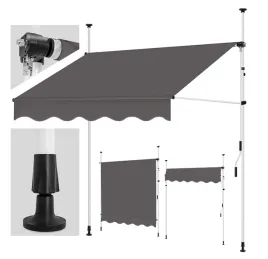 markiza-zaciskowa-bm008-200-cm-szara-ochrona-przeciwsloneczna