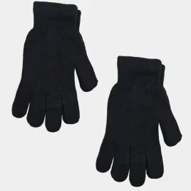rekawiczki-damskie-2-pak-gladkie-klasyczne-miekkie-czarne-21-cm