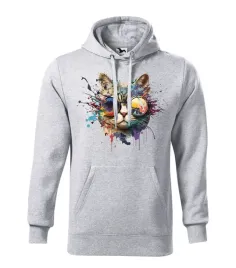 bluza-z-kotem-meska-z-kapturem-dresowa-l