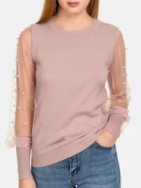 bluzka-damska-z-wiskoza-ozdobny-rekaw-perelki-elegancka-brudny-roz-s