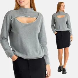 sweter-damski-wiskoza-dlugi-rekaw-ozdobny-dekolt-perelki-popiel-l