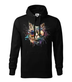 bluza-z-kotem-meska-z-kapturem-dresowa-xl