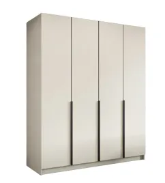 duza-szafa-do-salonu-200-cm-liza-biala-czarne-uchwyty-polki-i-drazek