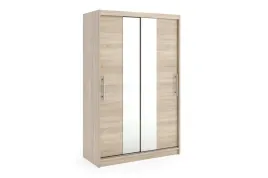 szafa-przesuwna-z-lustrem-110cm-dwudrzwiowa-niko2-dab-sonoma-polki-drazek