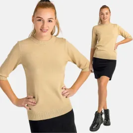 sweter-damski-z-wiskoza-gladki-okragly-dekolt-prosty-fason-rekaw-3-4-bez-m