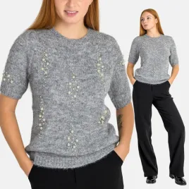 sweter-damski-dzianinowy-z-welna-krotki-rekaw-perelki-elegancki-szary-s