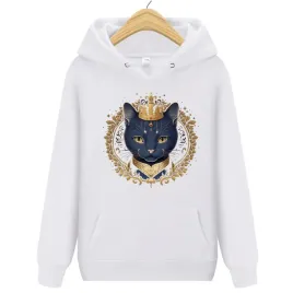 bluza-z-kotem-damska-z-kapturem-dresowa-xl