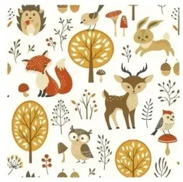 serwetki-papierowe-lesne-zwierzatka-woodland-20-sztuk-jez-lisek-sarenka