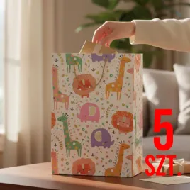 5-pak-torebka-torba-ozdobna-na-prezent-papierowa-zwierzatka-zestaw