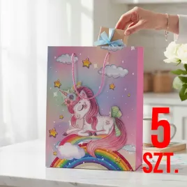 5-pak-torebka-torba-prezentowa-papierowa-ozdobna-zestaw-jednorozec