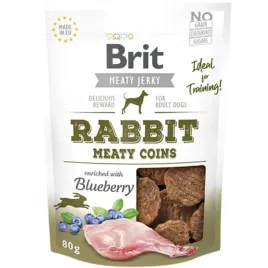 Zdjęcie produktu BRIT RABBIT MEATY COINS PRZYSMAKI DLA PSA 80g